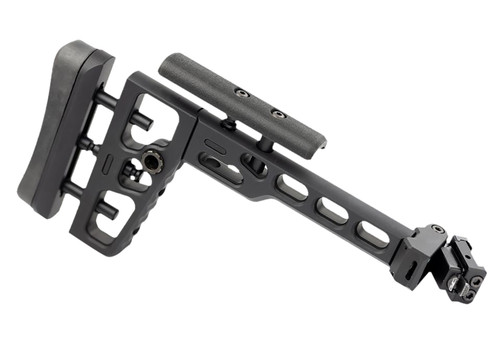 Samson 040614101 S.A.S Black Anodized Folding Picatinny Stock Adapter Push-Button Adjustable