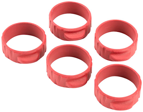 Strike Industries Bang Band Mini 34mm Red Rubber Grip Enhancer for Pistol Grips and Magazines 5 Pack