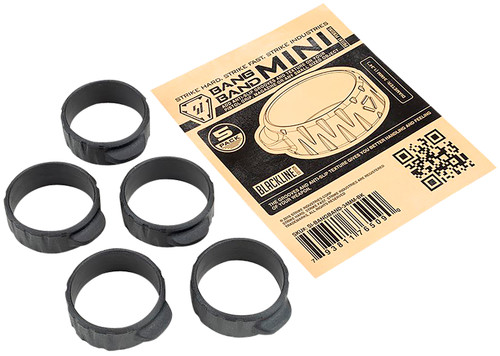Strike Industries Bang Band Mini 34mm Black Rubber Grip Band 5 Pack