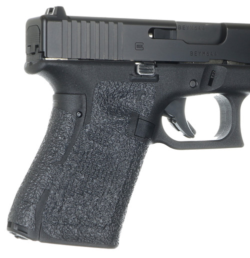 Talon Grips EV02R Adhesive Rubber Grip for Compact Glock Gen 5 (19, 23), Black Textured