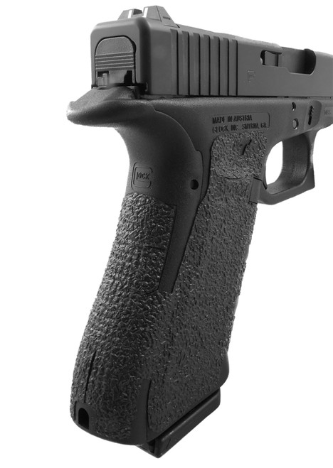 Talon Grips 113R Adhesive Rubber Grip for Glock 17/22/24/31/34/35/37 Gen4 No Backstrap, Black