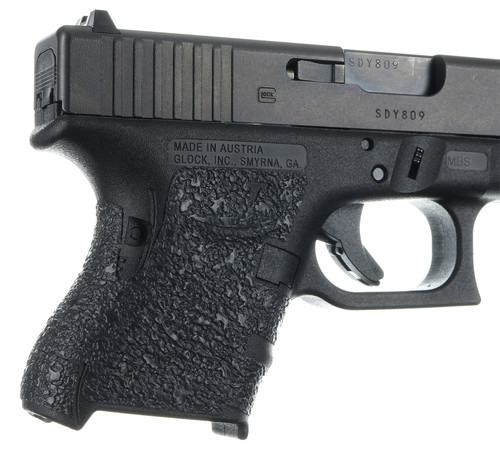 Talon Grips 116R Adhesive Rubber Grip for Glock 26/27/28/33/39 Gen4 No Backstrap, Black