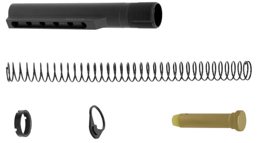 UTG Pro Mil-Spec AR-15 6-Position Receiver Extension Tube Kit Black Hardcoat Anodized Aluminum