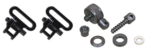 Allen 14430 Shotgun Swivel Set 1" Black Metal for Pump and Semi-Auto Shotguns