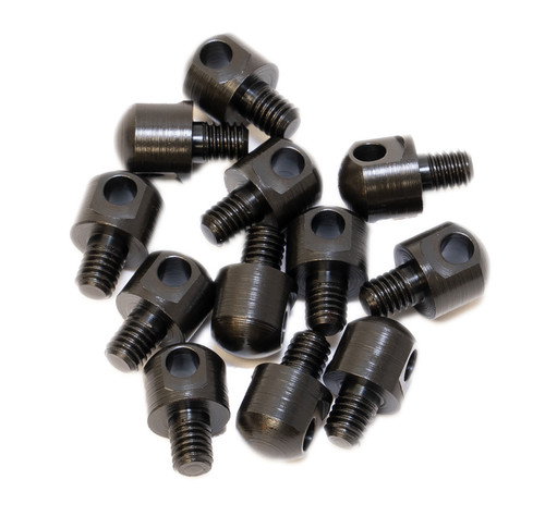 GrovTec GTHM59 Machine Screw Swivel Studs Bulk Pack .25" Steel 12-Pack