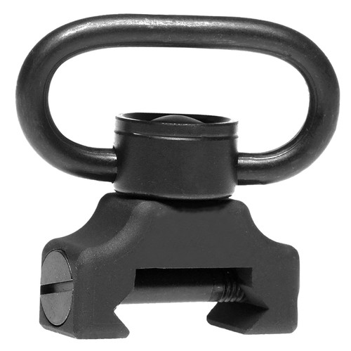 Troy Industries SMOUPBS00BT00 QD360 Sling Mount with Push Button Swivel Black Steel