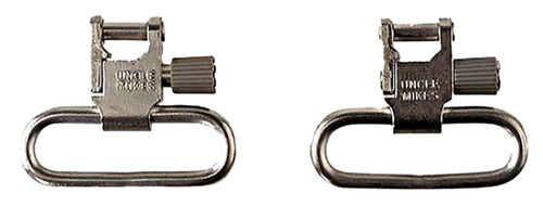 Uncle Mike's 14622 Super Swivel Quick Detach 115 RUG Nickel 1" Loop for Ruger 10/22, .44 Mag and No. 3 Carbines