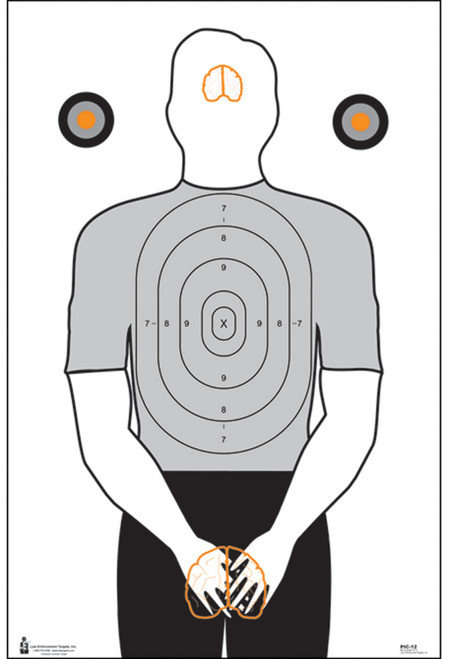 Action Target PIC12100 Politically Incorrect Male Silhouette Paper Hanging Target 23" x 35" 100 Per Box