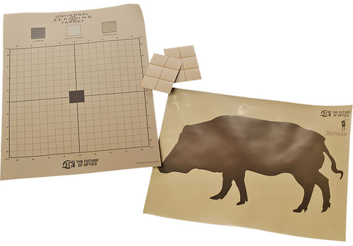 ATN ACMKIRTGBR Thermal Target Kit Boar Paper 30" x 24" Brown 12 Plasters/2 Targets