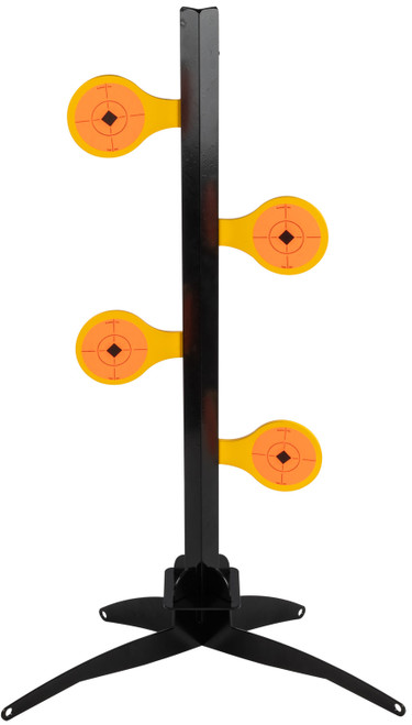 Birchwood Casey 47421 World of Targets Dueling Tree 3.50" Rimfire Steel Paddle Target Orange/Yellow