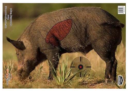 Birchwood Casey 35408 Pregame Boar Paper Target 16.5" x 24" Reactive Splatter 3 Per Package