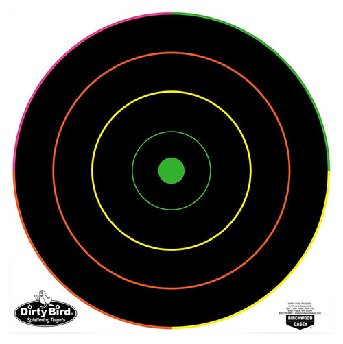 Birchwood Casey 35870 Dirty Bird Bullseye Tagboard Target 12 Inch 100 Pack