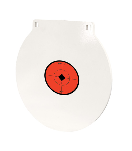Birchwood Casey RND12 12" Round NM500 Steel Hanging Target Plate for Centerfire Rifle/Handgun