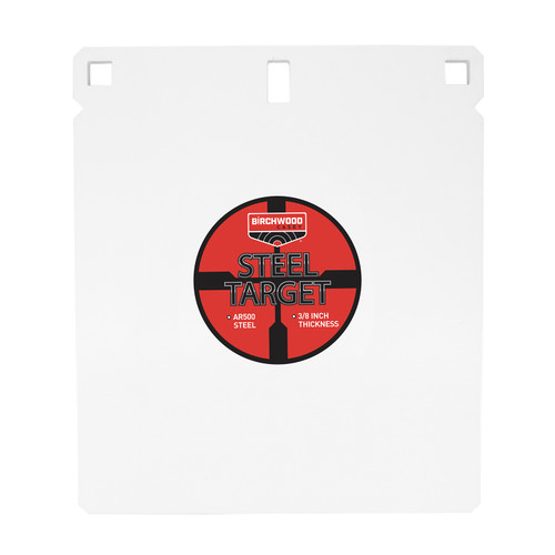 Birchwood Casey BC-SQR10-38 AR500 Steel 10" Square Gong Centerfire Target 3/8"