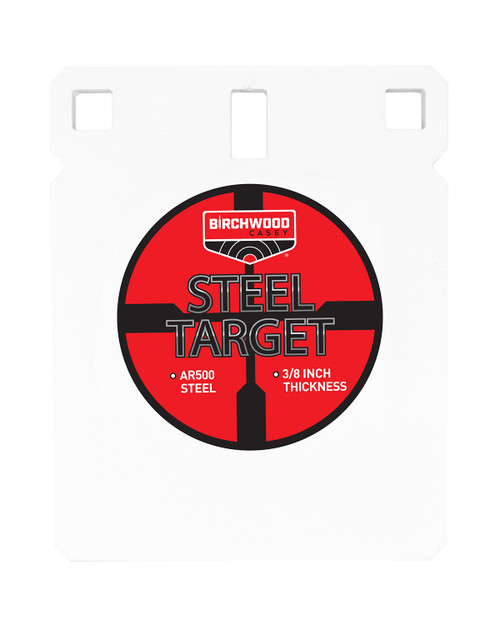 Birchwood Casey BC-SQR6-38 AR500 Steel 6" Square Gong Centerfire Target 3/8"