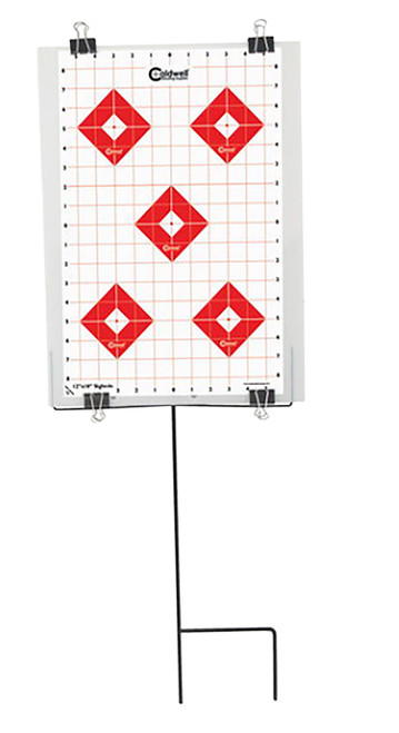 Caldwell 110005 Ultra Portable Target Stand Kit with Silhouette and Sight-In Targets