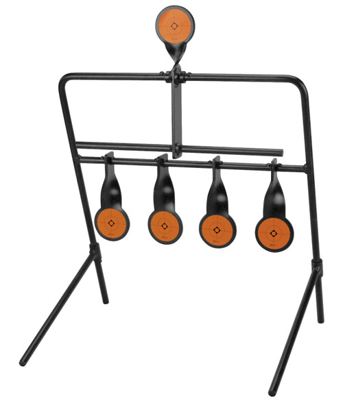 Caldwell 902365 Rimfire Resetting Steel Target Black/Orange Impact Motion 2.50"
