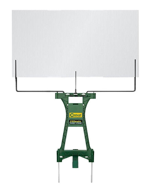 Caldwell 707055 Ultimate Target Stand Green Polymer/Steel Oversized Backer