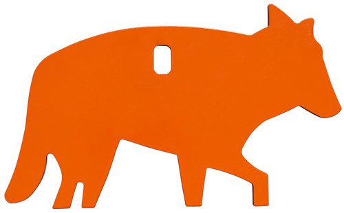 Champion Targets 44917C Impact Steel Coyote Rimfire Shooting Target Orange 7"x3"