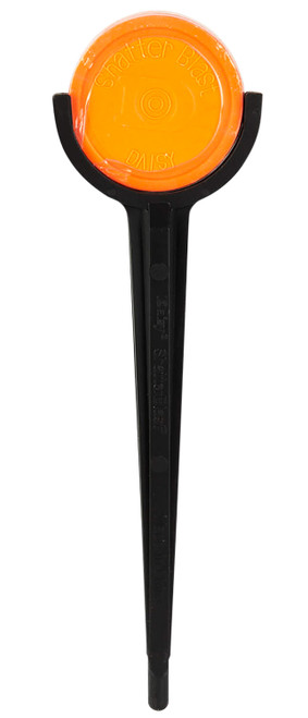 Daisy ShatterBlast 8" Target Stakes with Breakable Clay Disks, 4 Stakes & 8 Disks (.22-.50 Ammo)