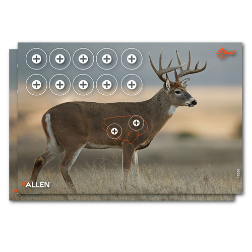 EZ-Aim 15286 Whitetail Deer Paper Hanging 23" x 35" Multi-Color Includes Pasters 2 Per Pkg