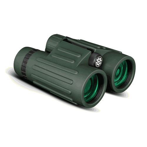 Konus Emperor 10x42 Waterproof Binoculars Green BAK-4 Phase Correction