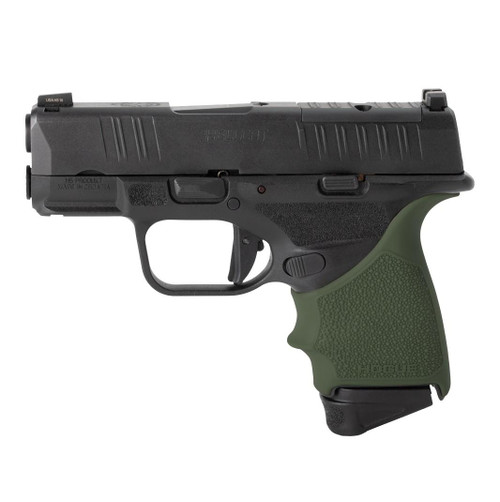 Hogue HandAll Beavertail Grip Sleeve for Springfield Hellcat Olive Drab Green
