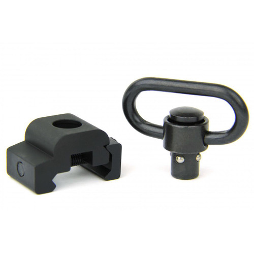 TacFire Sling Rail Mount with QD Push Button Swivel