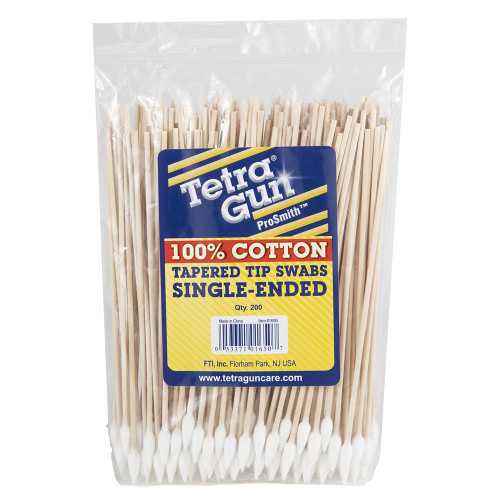 ProSmit Tapered-Tip Cotton Cleaning Swabs 6" Long 200 Count