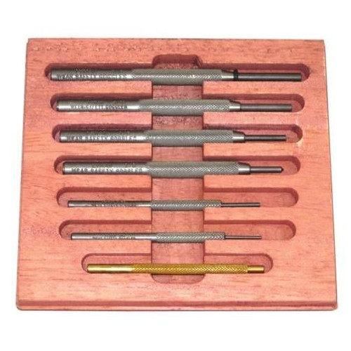 Lyman Gunsmith Punch Set with Hardened Steel and Brass Drift Punches