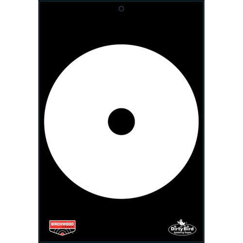 Birchwood Casey Dirty Bird Quickdraw Contrast Target 12x18 Inch 6-Pack