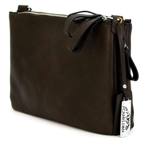 Cameleon Iris Concealed Carry Crossbody Purse Burnt Umber