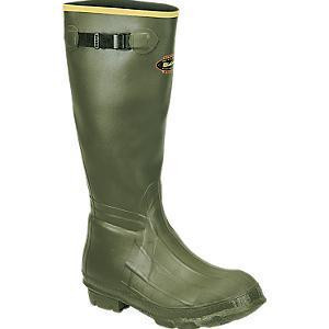 LaCrosse Burly Waterproof Men's 18" Rubber Boot Green Size 11
