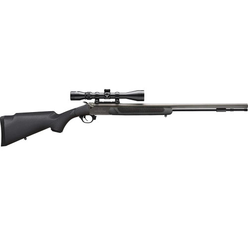 Traditions NitroFire VAPR Twist Muzzleloader Rifle .50 Cal Single Shot 26" Barrel Black with 3-9x40 Scope