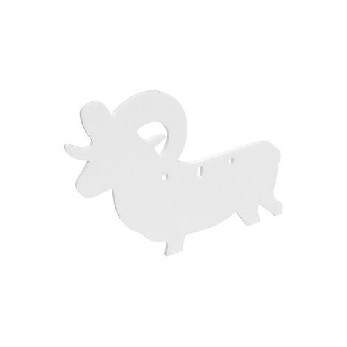 Birchwood Casey AR500 3/8" Steel Silhouette Plate Target 3-Hole Ram