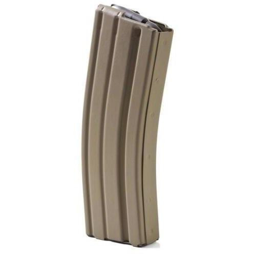 ASC AR Family .223 Remington Rifle Magazine Black Follower Dark Earth Stainless Steel 30-Round