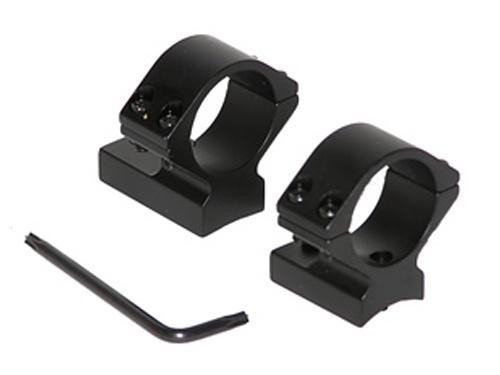 Talley Lightweight Alloy Scope Mounts - 1" Low - Black Anodized - Weatherby Accumark Magnum Mark V 9-Lug