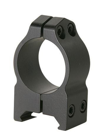 Warne Maxima 2-Piece Fixed Scope Rings Grooved Receiver 1" High Matte CZ 527 16mm Dovetail