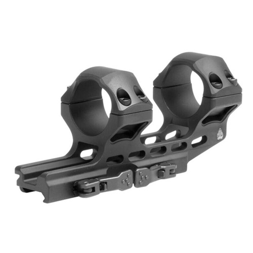 Leapers UTG ACCU-SYNC QR Cantilever Mount 30mm High 34mm Offset Matte Black