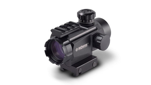 Konus KONUSIGHT Multi-Reticle Tactical Red Dot Sight with Dual Mount