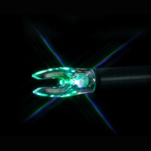 Nockturnal FIT Universal Lighted Arrow Nock Blue/Green Strobing 3-Pack