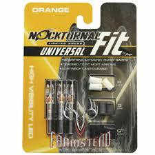 Nockturnal Universal Lighted Nocks - Orange