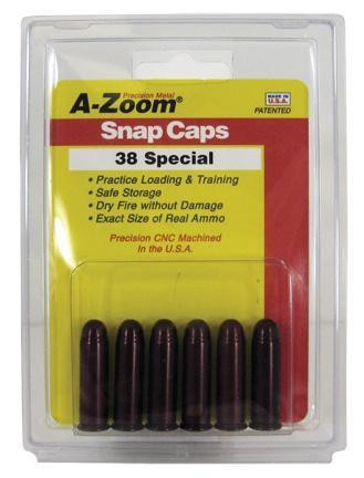 A-Zoom Metal Snap Caps .38 Special 6/ct
