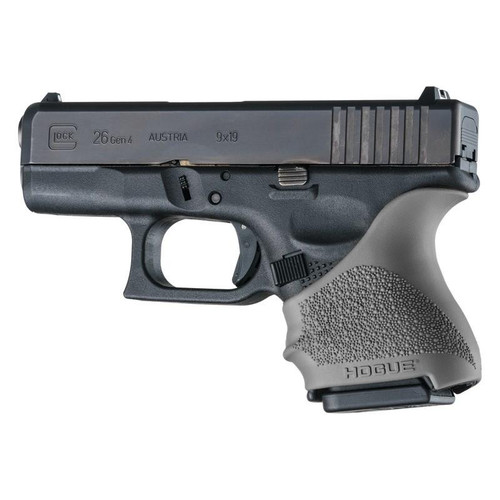 Hogue HandAll Beavertail Handgun Grip Sleeve for Glock 26/27 Slate Grey