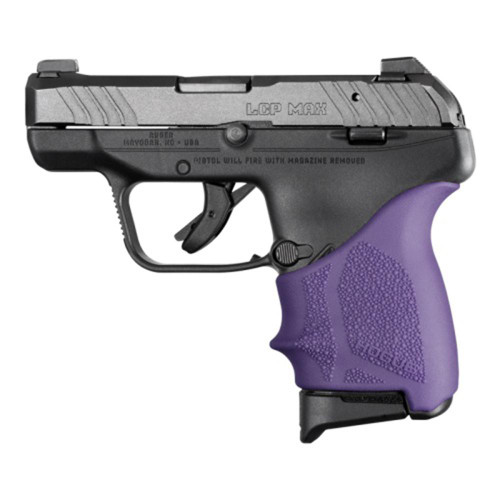 Hogue HandAll Beavertail Grip Sleeve for Ruger LCP Max - Purple
