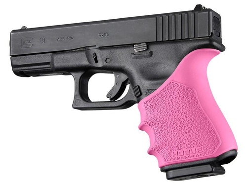 Hogue HandAll Beavertail Grip Sleeve for Glock 19 23 32 38 Gen 3-4 Pink