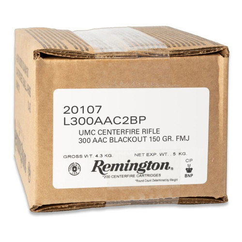 Remington 20107 UMC Mega Pack Full Metal Jacket FMJ 150 Grain .300 AAC Blackout