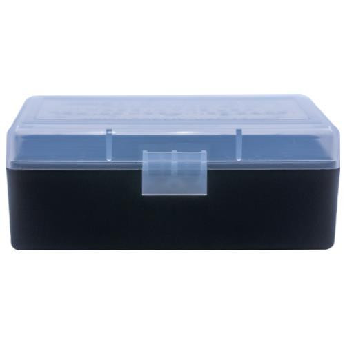 Berry's Ammo Box #404 for .22 Hornet/.30 Carbine 50rd Clear/Black