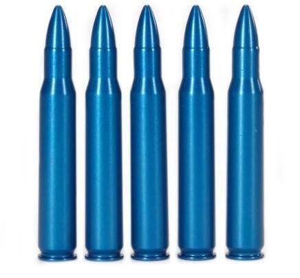 A-Zoom Aluminum Snap Caps .30-06 Blue 5-Pack Dummy Rounds