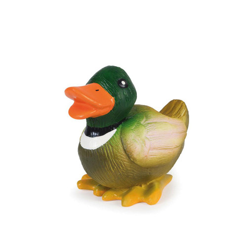 PetSafe Sportsmen Squeeze Meeze Latex Dog Toy Duck Shape